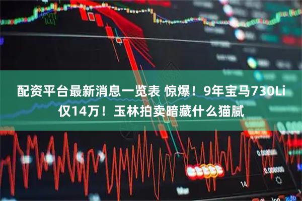 配资平台最新消息一览表 惊爆！9年宝马730Li仅14万！玉林拍卖暗藏什么猫腻