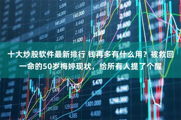 十大炒股软件最新排行 钱再多有什么用?被救回一命的50岁梅婷现状,给所有人提了个醒